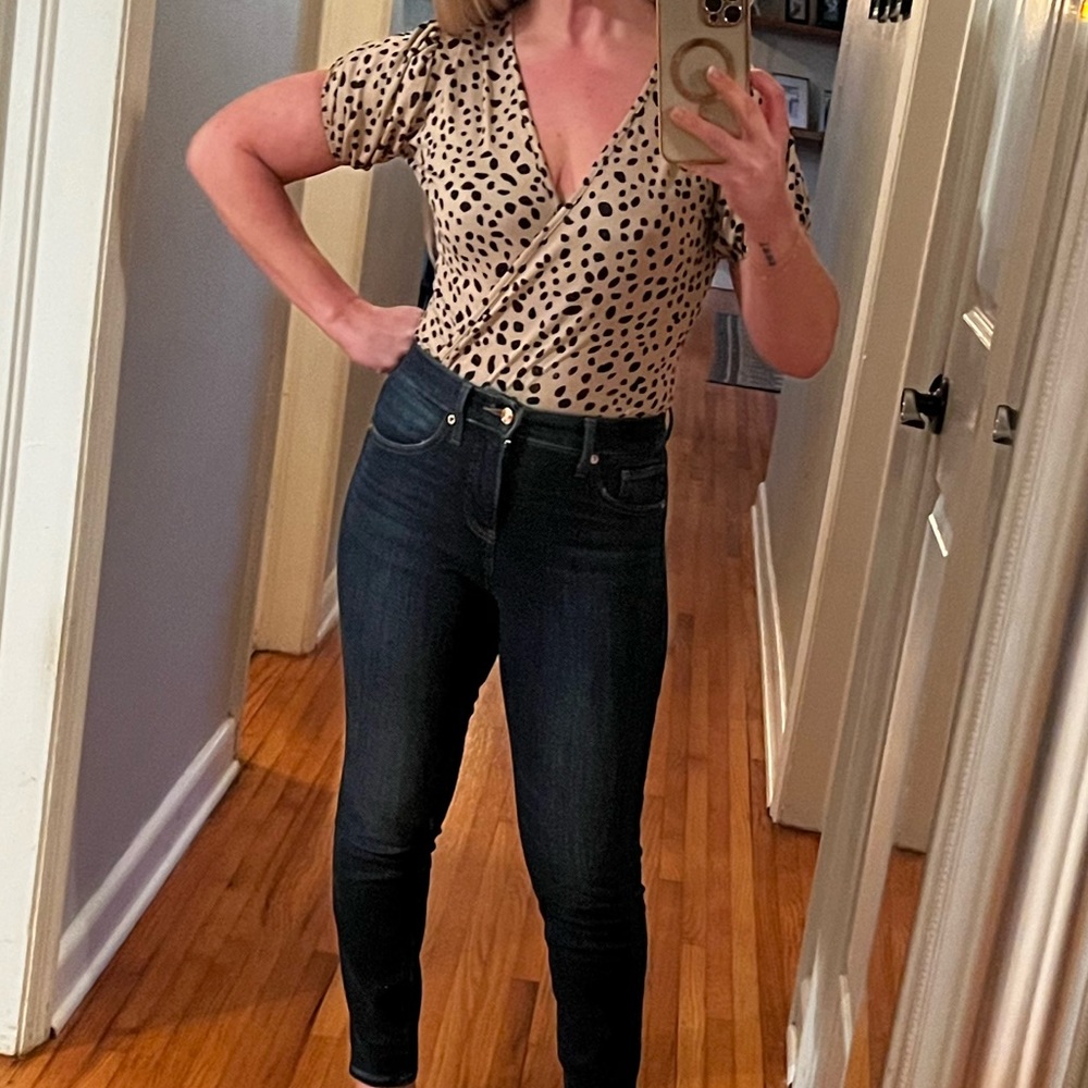 Lulus leopard bodysuit size s